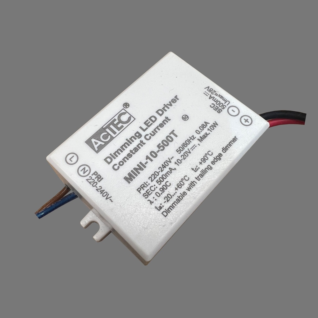 POWER SUPPLY 500mA 10W 