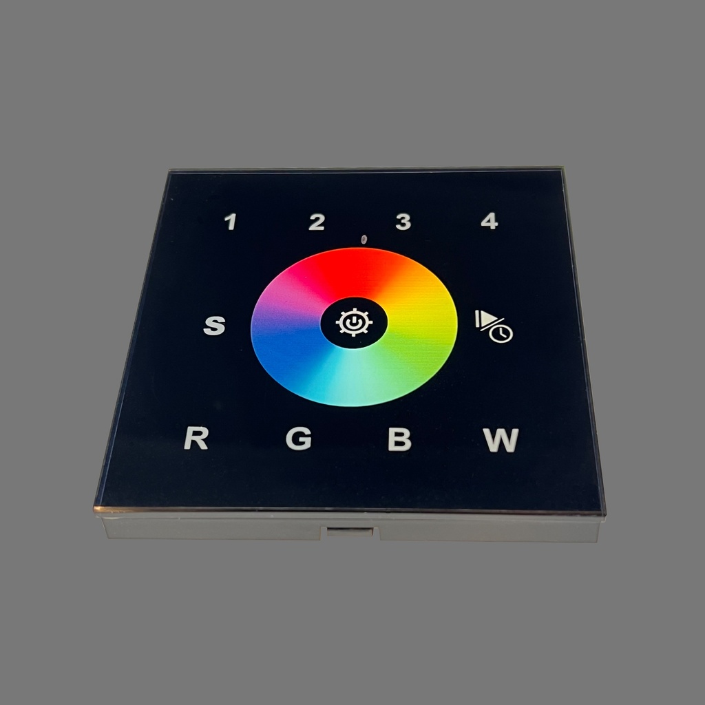 4 CHANNEL RGB+W RF CONTROLLER WALL MOUNTED