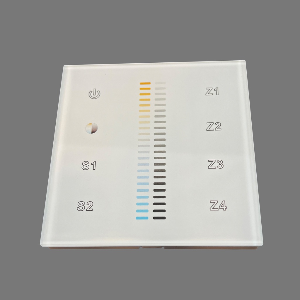 4 CHANNEL WARM/COLD WHITE  RF CONTROLLER WALL MOUNTED