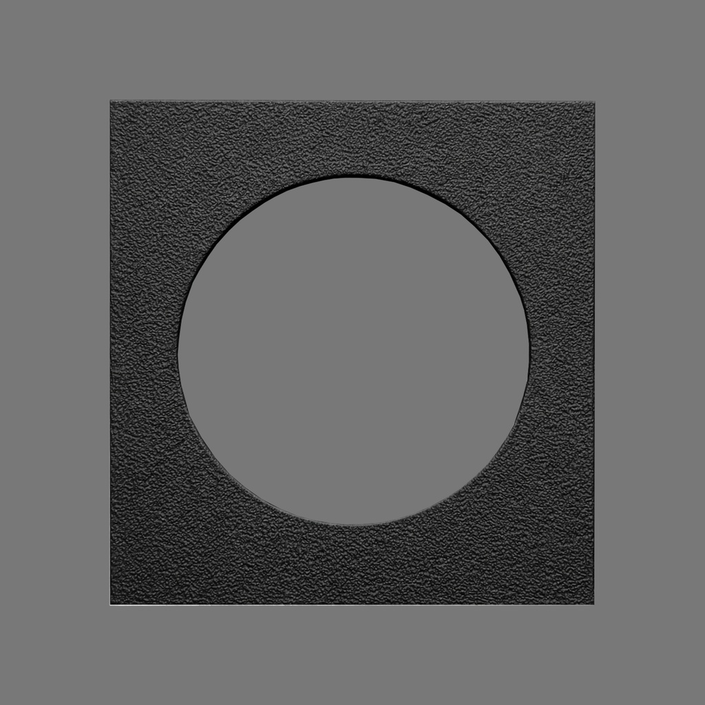 ADJUSTMENT RING SQUARE 90 X 90 X ø72 X 1 MM 