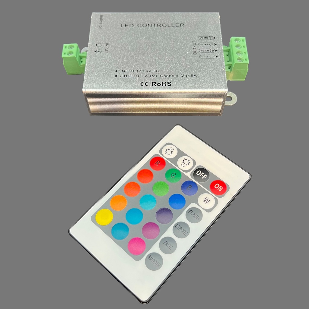 1 CHANNEL RGB+W RF CONTROLLER & RECEIVER