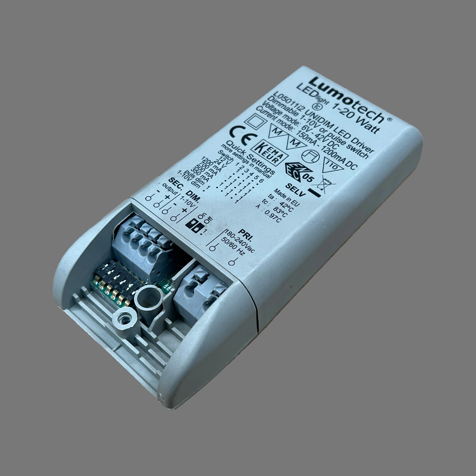 POWER SUPPLY 150/1200mA 1-20W