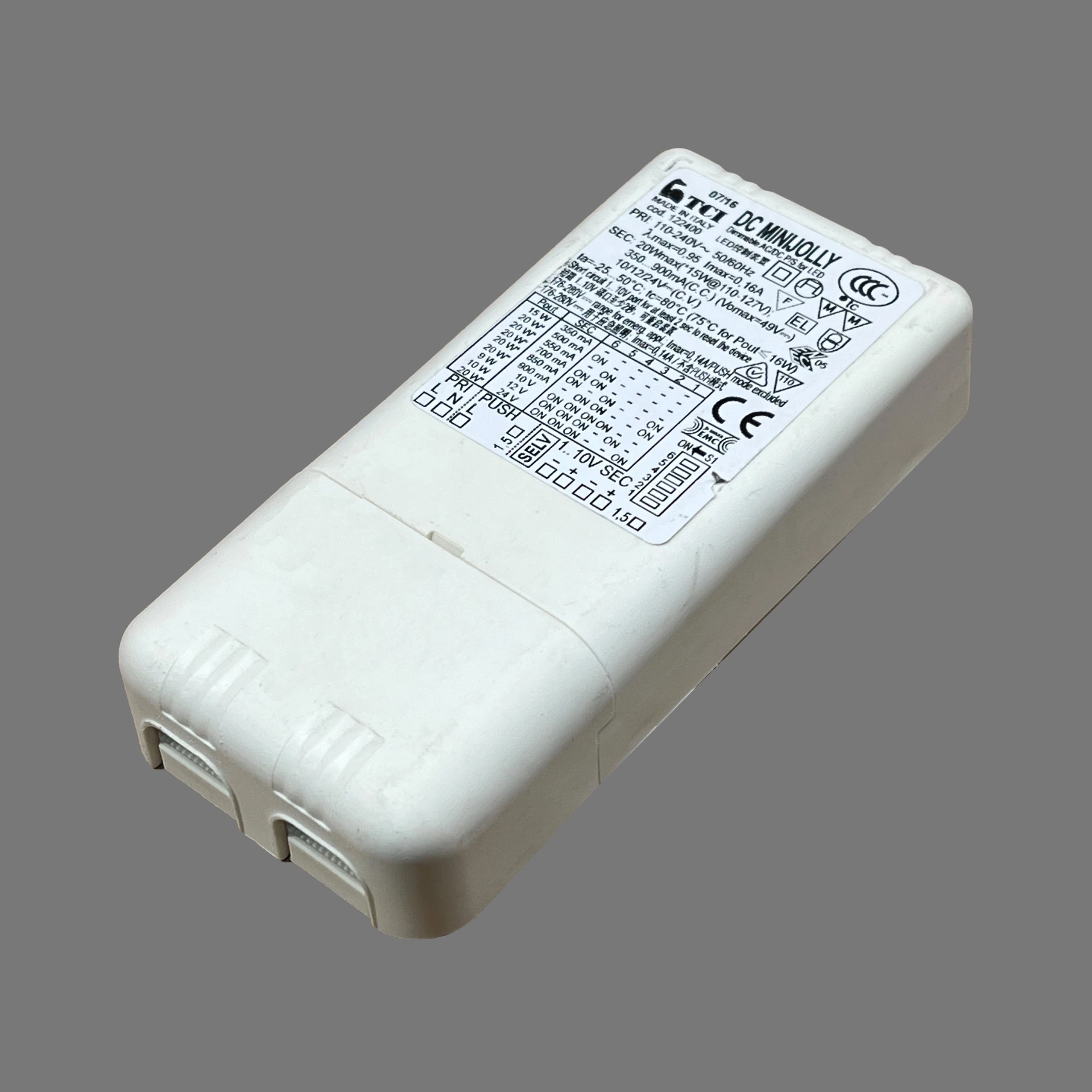 POWER SUPPLY 350/900mA 15-20W