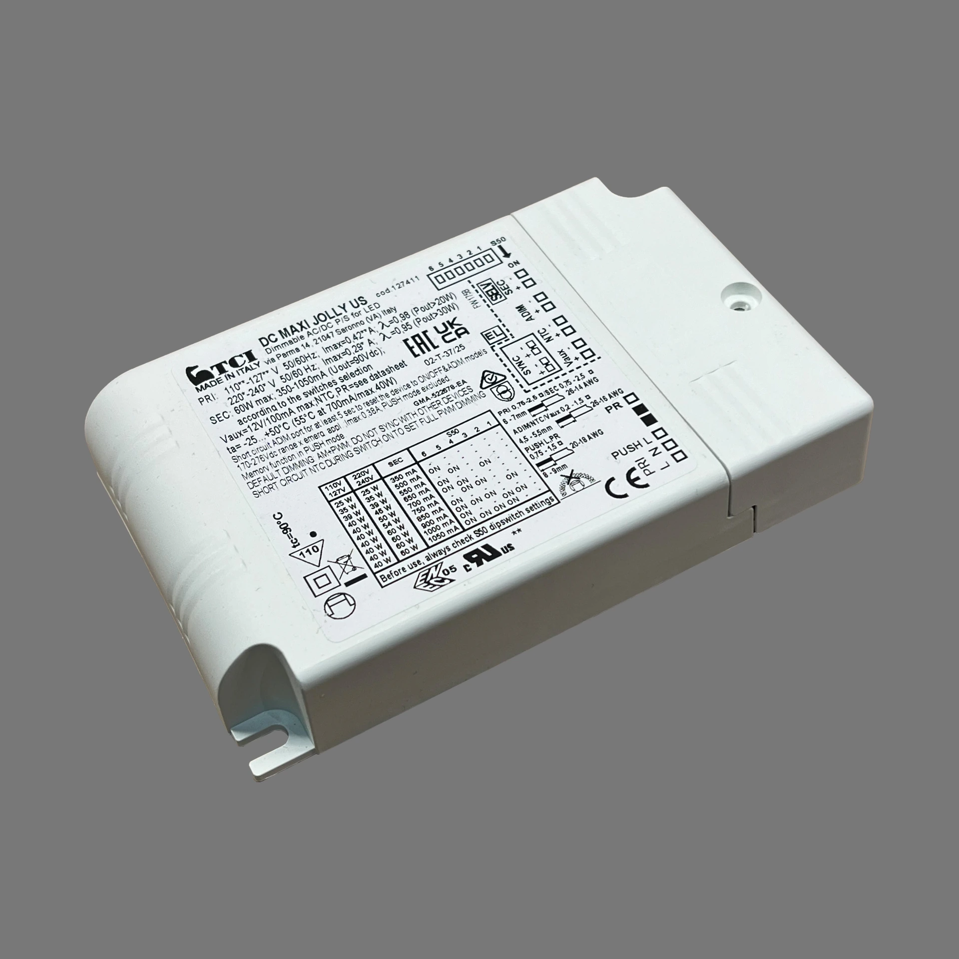 POWER SUPPLY 350/1050mA 25-60W