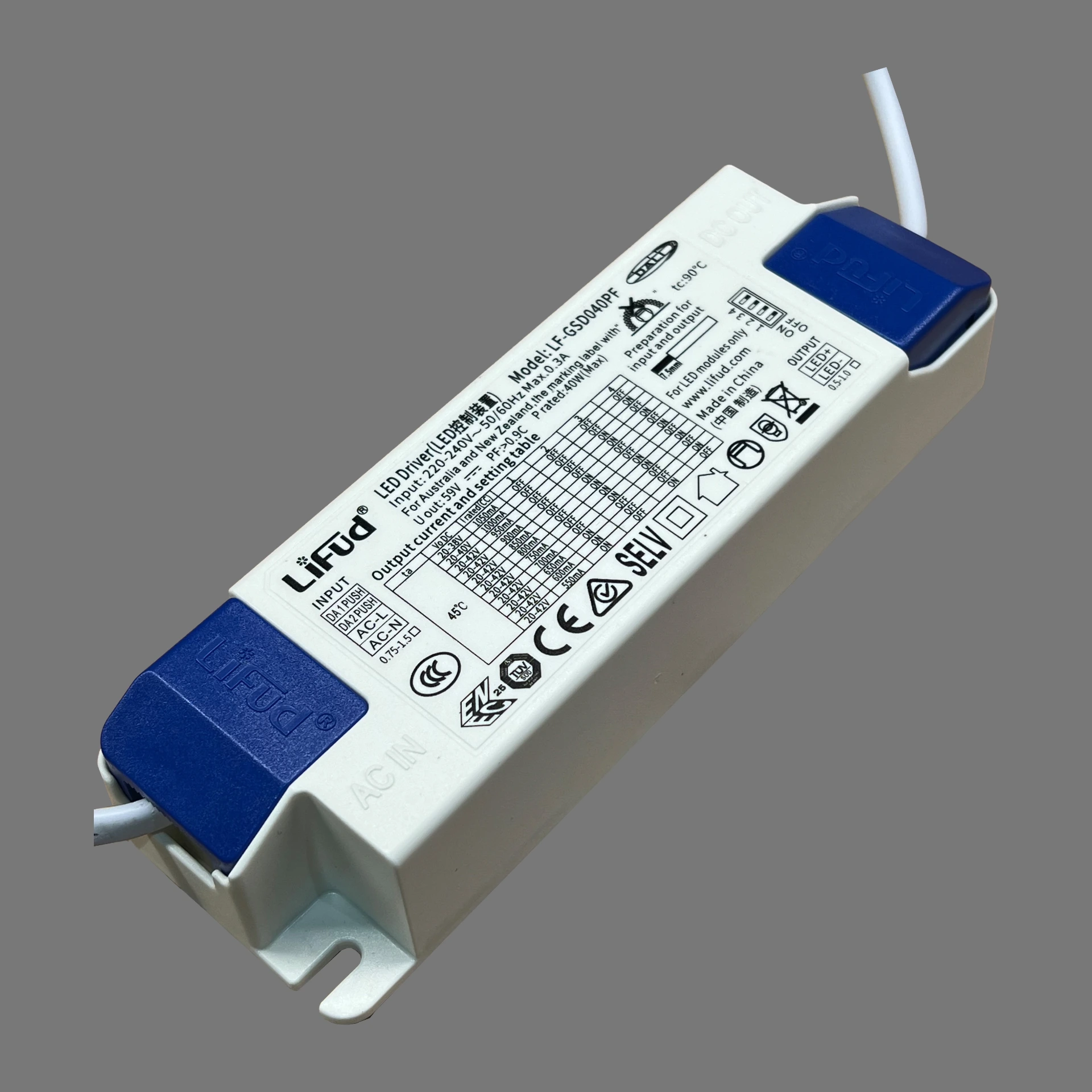 POWER SUPPLY 550/1050mA 40W