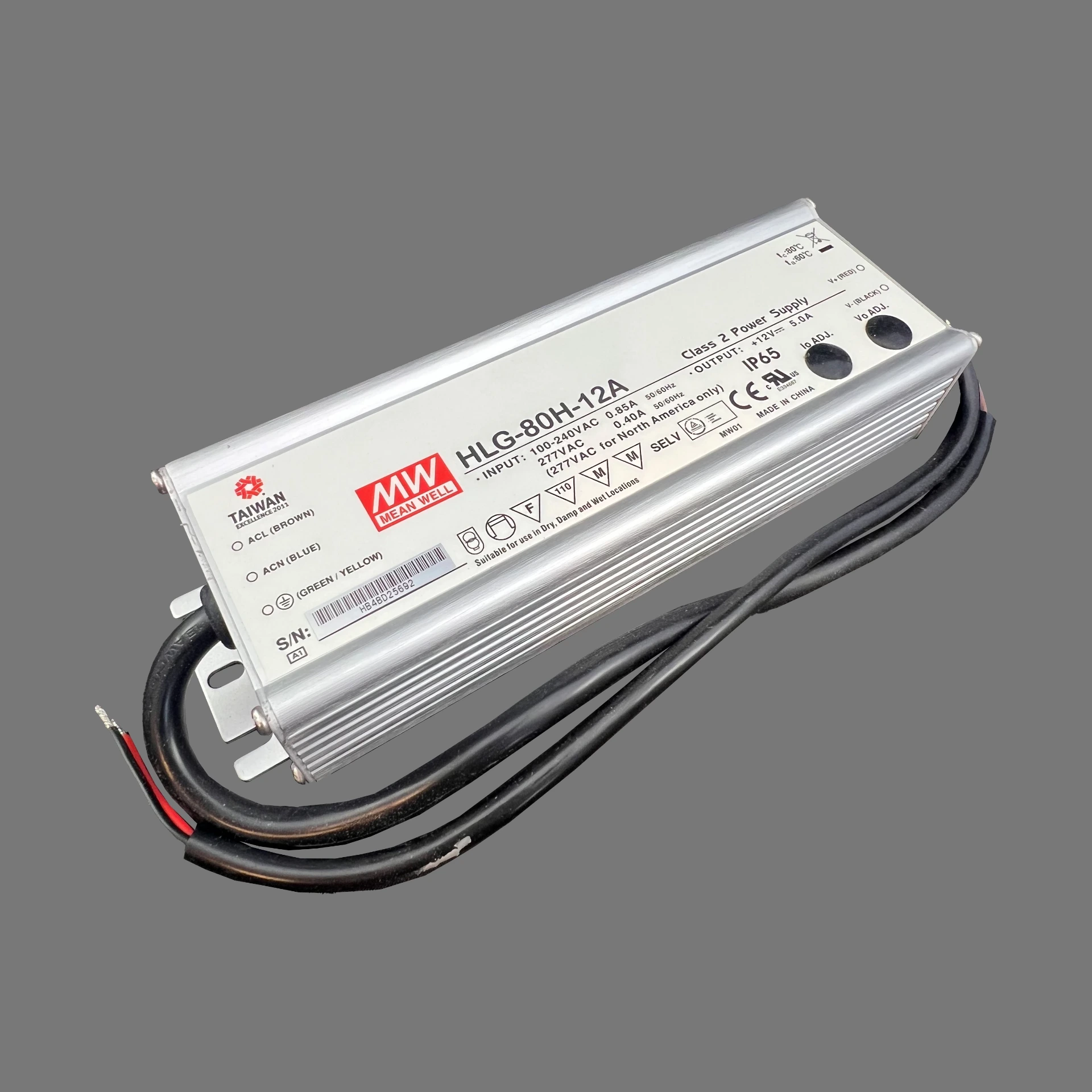 POWER SUPPLY 12VDC 80W