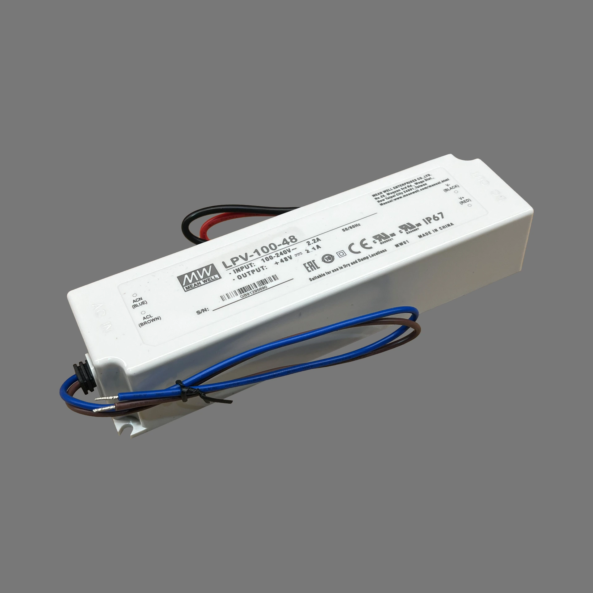 POWER SUPPLY 48VDC 100W